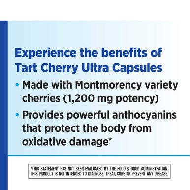 Enzymatic Therapy Tart Cherry Ultra Capsules 1200 mg 90 Count