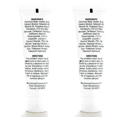 Ecological Formulas Strata Melazepam Emollient Cream for Rosacea and Acne Convenient 2 Tube Pack, New-Cream