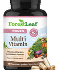 ForestLeaf Daily Vitamin Multivitamin for Women 60 Veg Caps
