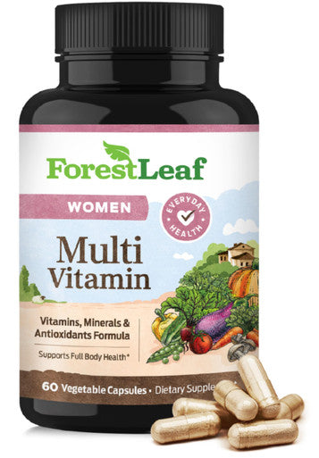 ForestLeaf Daily Vitamin Multivitamin for Women 60 Veg Caps