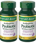 Nature's Bounty Probiotic Acidophilus 240 Tablets (2 X 120 Count Bottles)