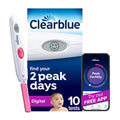 Clearblue Advanced Digital Ovulation Test, Predictor Kit, featuring Advanced Ovulation Tests with digital results, 10 ovulation tests