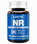 LOVITA NAD+ Supplement NR 840 mg 100 Enteric-Coated Vegan Capsules | Nicotinamide Riboside With Trans-Resveratrol Betaine for Cellular Energy & Healthy Aging Support