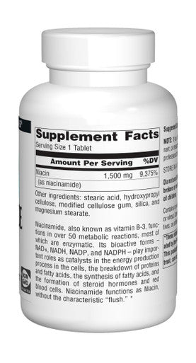 Source s Niacinamide B-3, 1500 mg Dietary Supplement - 100 Tablets