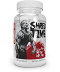 5% Nutrition Shred Time Fat Burner | Green Tea, Coffee Bean, Cayenne, Theobromine, GBB | Appetite Suppression | 30 Servings (180 Capsules)