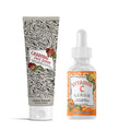 LilyAna Naturals Charcoal Face Scrub 3 Oz and Vitamin C Serum 1 Oz Bundle AntiAging Facial Exfoliator and Face Serum with Hyaluronic Acid and Vitamin E Anti Aging Serum for Women and Men