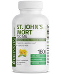 Bronson St. John'S Wort 700 Mg Per Serving Hypericum Perforatum Supports A Positive Mood - Non-Gmo, 180 Vegetarian Capsules