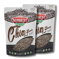 Sunbest Natural Organic Super Seeds Mix, 2-Pack Ã¢â‚¬â€œ Raw Chia, Flax Seed, Hemp, Pumpkin & Sunflower Seeds Ã¢â‚¬â€œ Great For Trail Mix, Smoothies & Salads Ã¢â‚¬â€œ Superfood Blend Rich in Protein & Fiber (32 oz)