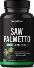 Natgrown Saw Palmetto Prostate Supplement For Men - Dht Blocker For Hair Growth And Decrease Frequent Urination - Vegan Capsules (120 Ct)