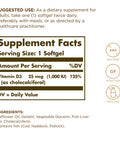 Solgar Vitamin D3 (Cholecalciferol) 25 Mcg (1000 Iu) 100 Softgels