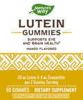 Nature'S Way Lutein Gummies With Zeaxanthin, Eye Health And Brain Function Supplement*, Mango Flavored, 60 Count