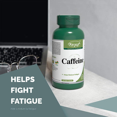 VORST Caffeine 180mg 120 Vegan Capsules | Supplement to Help Reduce Fatigue (1 Bottle)