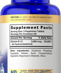 Carlyle B-12 | 3000Mcg Per Serving | 180 Vegetarian Tablets | For S | Vegetarian, Non-Gmo & Gluten Free Vitamin