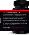 Force Factor DIM Pills to Decrease Estrogen in Men, Diindolylmethane Supplement with Key Ingredients and Superior Absorption, Diindolylmethane 300mg, Works Fast, 30 Capsules