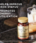 Solgar Gentle Iron (Iron Bisglycinate) 25 Mg - 180 Vegetable Capsules Pack Of 2 - Non-Constipating Gentle On Your Stomach - Non-Gmo Gluten Free - 360 Total Servings