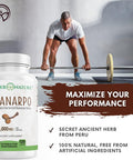 Mother Nature Organics Superfoods for Organic Living Huanarpo Macho Powder Capsules - Max Strength 1000Mg (120 Count) - Male Support, Energy & Performance For Men - Non-Gmo, Gluten-Free, Dairy-Free & Vegan