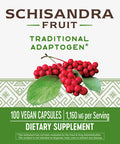 Nature's Way Schizandra Capsules, Fruit, 100 Count (Pack of 2)
