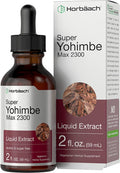 Super Yohimbe Bark Extract | 2 Oz | Alcohol and Sugar Free Formula | Vegetarian, Non-GMO, Gluten Free Liquid Supplement | by Horbaach