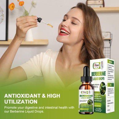 Alliwise 2 Pack Berberine Supplement Liquid Drops For Immune System & Digestive System Supports -Premium Berberine Hcl 1500Mg With Pure Ceylon Cinnamon -4 Fl Oz