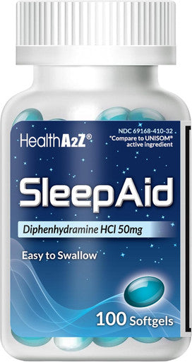 HealthA2Z Sleep Aid Diphenhydramine Softgels Supports Deeper Restful Sleeping