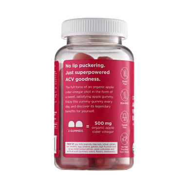 Hyland's Organic Apple Cider Vinegar Gummy Vitamins, Digestive Health Support, 60 Vegan ACV Gummies (2 Pack) s