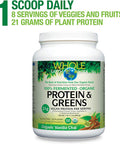 Whole Earth Sea from Natural Factors Organic Fermented Protein Greens Vegan Whole Food Supplement Vanilla Chai 1 lb 7 Oz