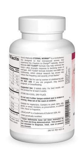 Source s Flash - Helps Reduce The Frequency of Flashes Associated with Menopause, Non-GMO Soy - 180 Tablets - 60 Day Supply