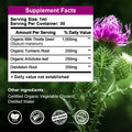 Alliwise Liver Health Support Liquid, 1000Mg Milk Thistle 80% Silymarin Extract & 250Mg Dandelion Root Extract, Liver Cleanse Detox & Repair Fatty Liver Formula, Vegan, Non-Gmo And All-Natural