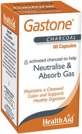 HealthAid Gastone, 300 mg, (Activated Coconut Charcoal) 60 Capsules.