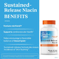 DoctorS Best Niacin 500 Mg Extended Release Supplement For Men and Women Minimizes Skin Flush Niacin As Nicotinic Acid 500Mg Cardiovascular Health Support Gluten Vegan Non Gmo 120 Tablets