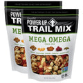Power Up Premium Trail Mix - Protein Packed 14oz, No Added Sugar, Made Without Peanuts, Gluten Free, Vegan, Non-GMO
