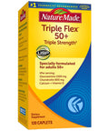 Nature Made Triple Flex 50 Plus Triple Strength With Glucosamine And Chondroitin Dietary Supplement For Joint Support 120 Caplets 60 Day Supply