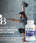 Bronson ONE Daily Mens Complete Multivitamin Multimineral Once-Daily Multi for Active Men, 180 Tablets