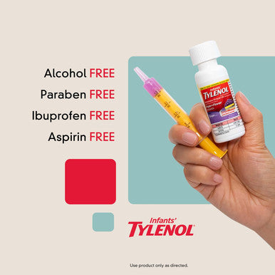 Tylenol Infants Acetaminophen Liquid Medicine Grape 2 fl. oz