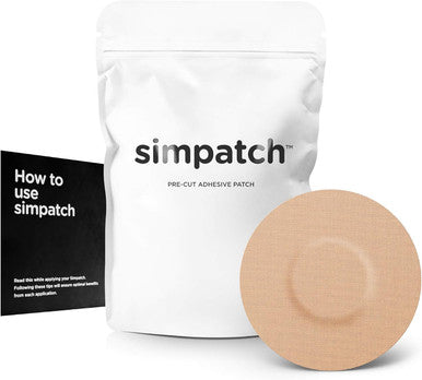 Simpatch Universal Adhesive Patch No Hole (25-Pack) (Beige)