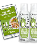 Chosen Foods 100% Pure Avocado Oil Spray, Keto Diet Friendly, Kosher Cooking Spray for Baking, High-Heat Cooking and Frying (6 oz, 6 Pack)