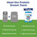 Orgain Plant-Based Protein Powder + Oatmilk, Vanilla Bean, 20g of Vegan Protein, 2g of Sugar, Made from Organic Oats, No Dairy or Soy, Non-GMO, 1lb