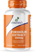 Aitnaturals Forskolin Extract - 5000 mg (120 Capsules) | Support Weight Management Immune system boost cellular energy and metabolism Manage cravings Promotes muscle| Non- GMO Gluten