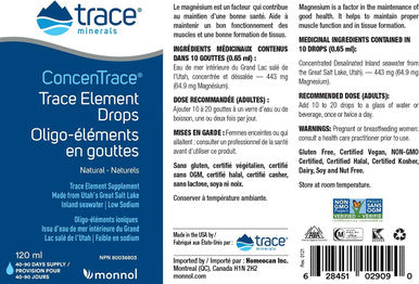 Trace Minerals Research Concentrace, 120ml