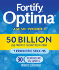 Nature's Way Fortify Optima Adults 50+ Daily Probiotic, 50 Billion Live Cultures, 7 Strains, 30 Capsules