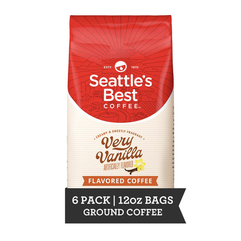 SeattleÃƒÂ¢Ã¢â€šÂ¬Ã¢â€žÂ¢s Best Coffee, Dark Roast Ground Coffee, 6th Ave Bistro, 100% Arabica, 3 Bags (12 oz Each)