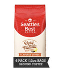 SeattleÃƒÂ¢Ã¢â€šÂ¬Ã¢â€žÂ¢s Best Coffee, Dark Roast Ground Coffee, Henry's Blend, 100% Arabica, 6 Bags (12 oz Each)