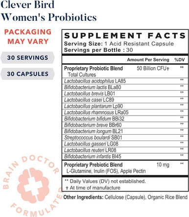 Best Nest Wellness Probiotics for Women - Once Daily Women Probiotic 50 Billion CFU 13 Strains Probiotic Nutritional Supplements Patented Delayed Released Womens Probiotic for Digestive Health 30Ct