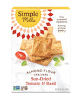 Simple Mills Almond Flour Crackers Family Size Fine Ground Sea Salt Gluten Vegan Healthy Snacks 7 Ounce (Pack of 1)