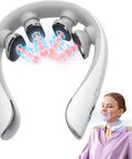 Skg Neck Massager With Heat, Electric Red Light Pulse Vibration Traction Neck Massager For Pain Relief Deep Tissue, 4D Portable Massager Gifts For Men And Women