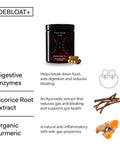 The Nue Co. DEBLOAT Daily Gut Health Supplement for IBS Symptoms and Bloating Relief Vegan GlutenFree SugarFree 30 Day Supply