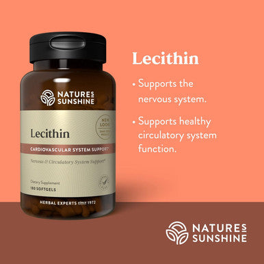 Nature'S Sunshine Lecithin 180 Softgels