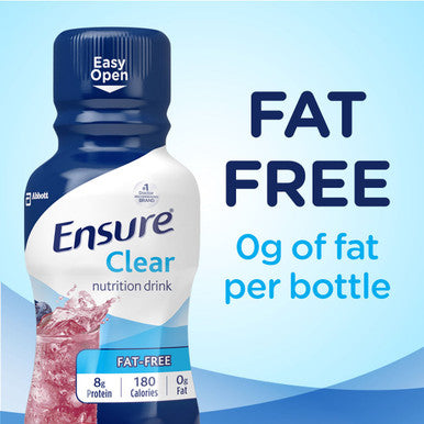 Ensure 100% Plant-Based Vegan Protein Nutrition Shakes With 20G Fava Bean And Pea Protein & Liquid Clear Nutrition Drink