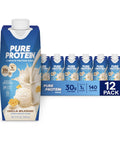 Pure Protein Vanilla Protein Shake, 30g Complete Protein, 12 Ct | Ready to Drink and Keto-Friendly, Vitamins A, C, D, and E plus Zinc to Support Immune Health, 11oz Bottles