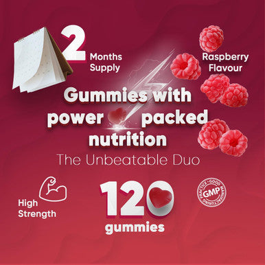 Weightworld Ashwagandha Gummies 1200mg | 120 Gummies - 2 Months Supply Raspberry Flavour Ashwagandha High Strength Root Extract Supplement Bioavailable Alternative to Ashwagandha Powder Vegan & Gluten-